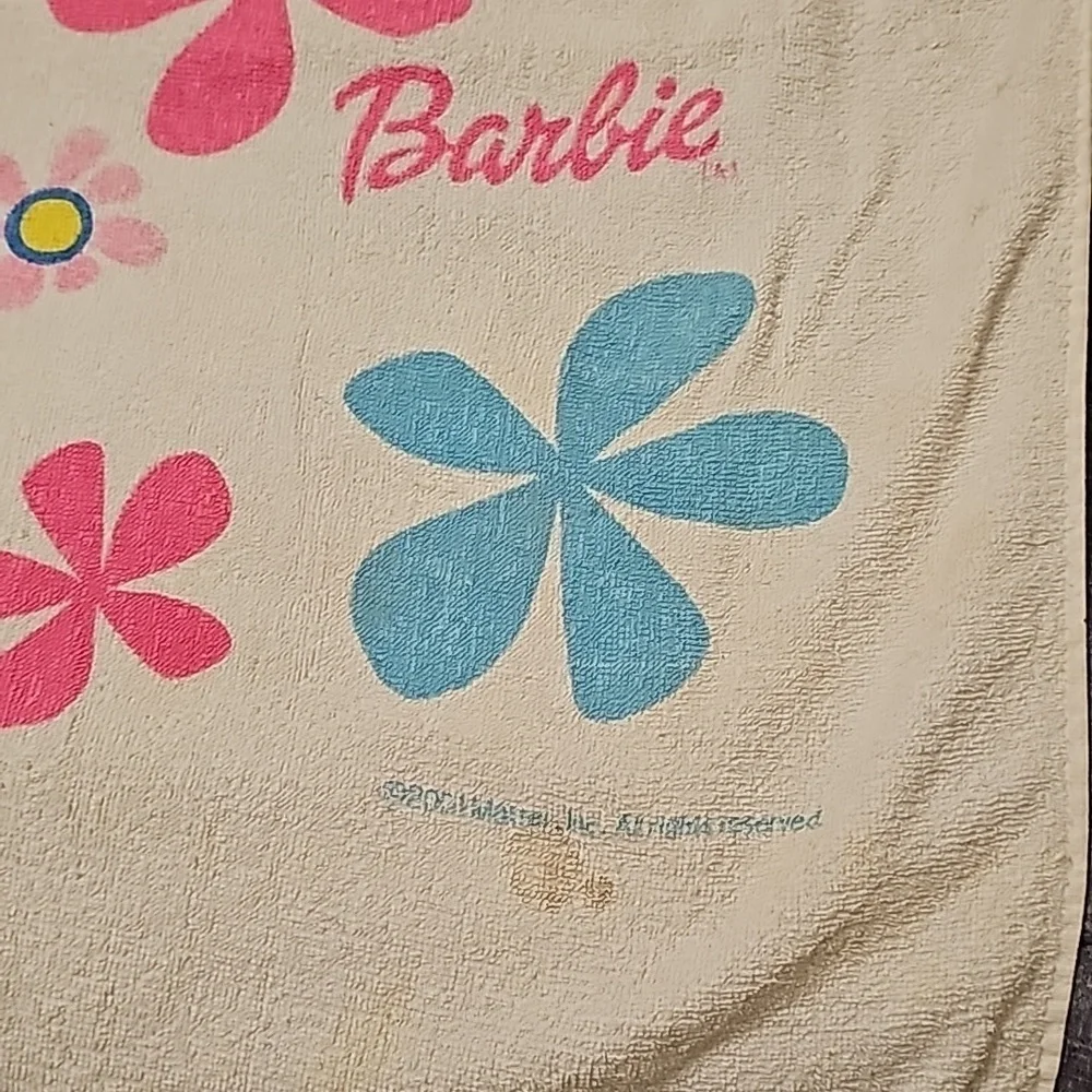 Mattel Vintage Barbie Beach Towel